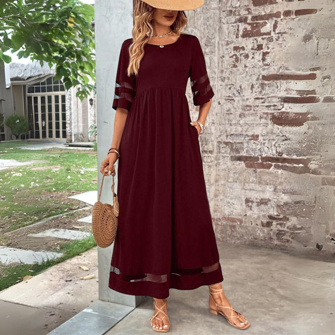 Auris – Vestido midi favorecedor