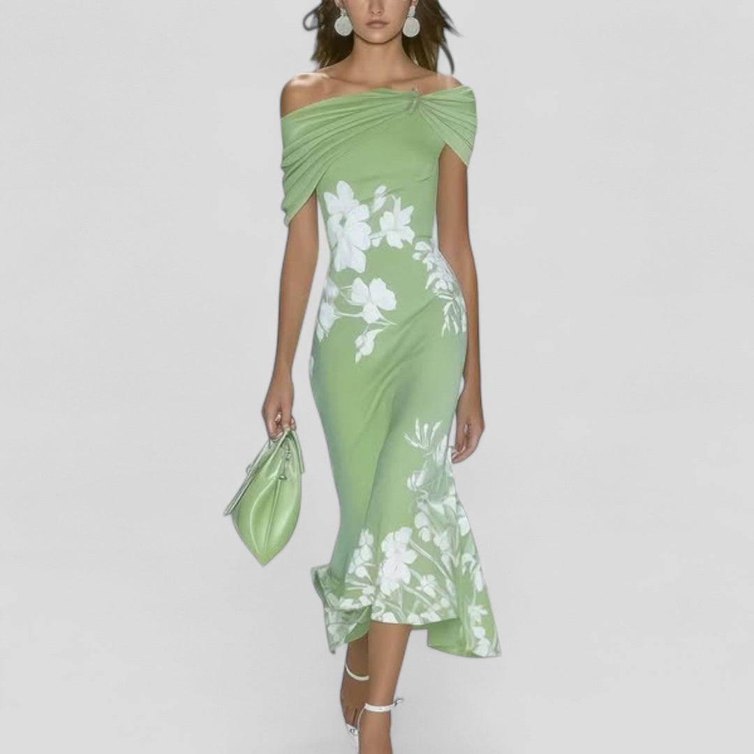 ISABRUNEL | Elegante vestido midi
