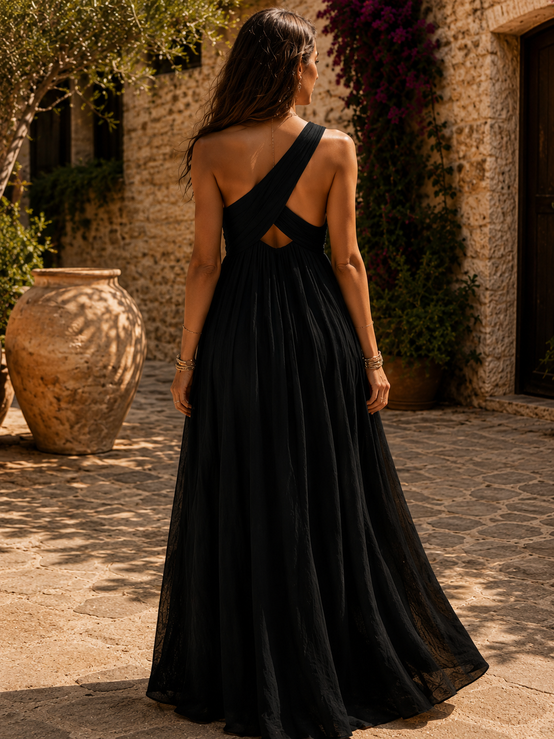 VERA – Vestido Maxi Cruzado