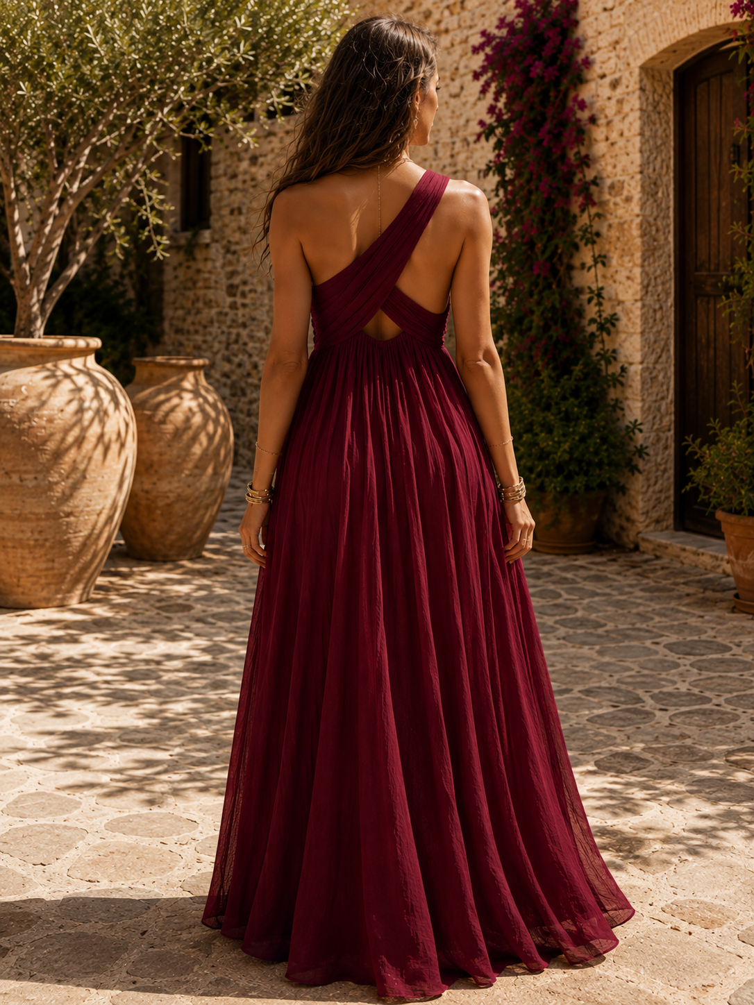 VERA – Vestido Maxi Cruzado
