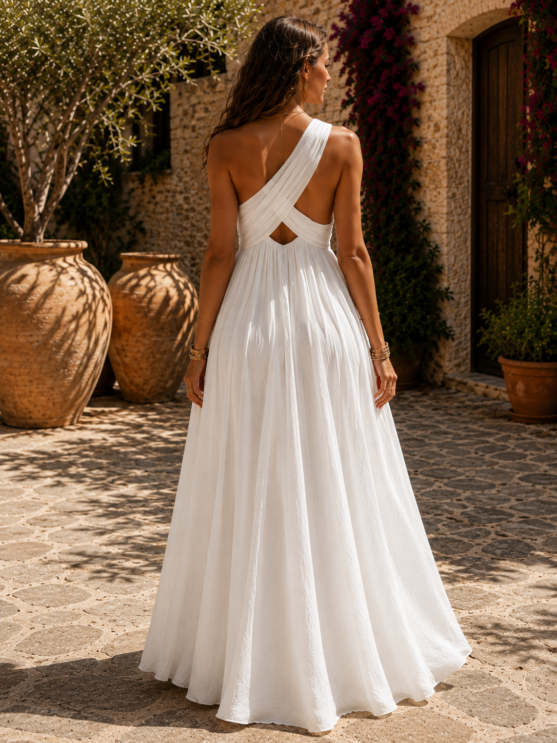 VERA – Vestido Maxi Cruzado