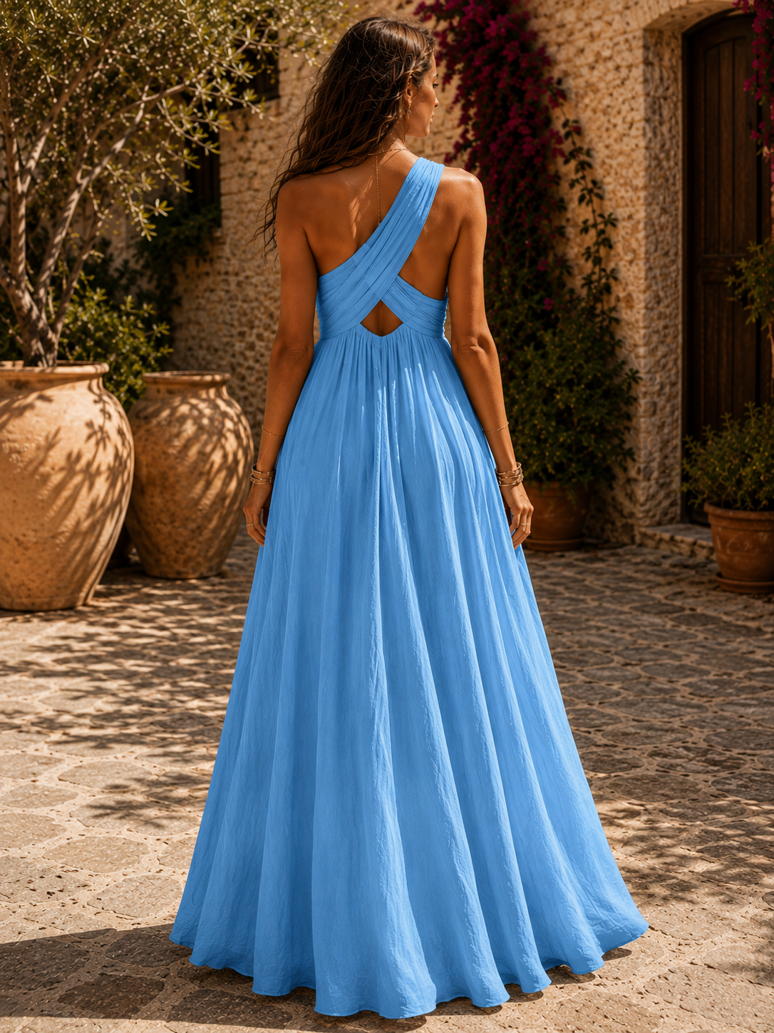 VERA – Vestido Maxi Cruzado