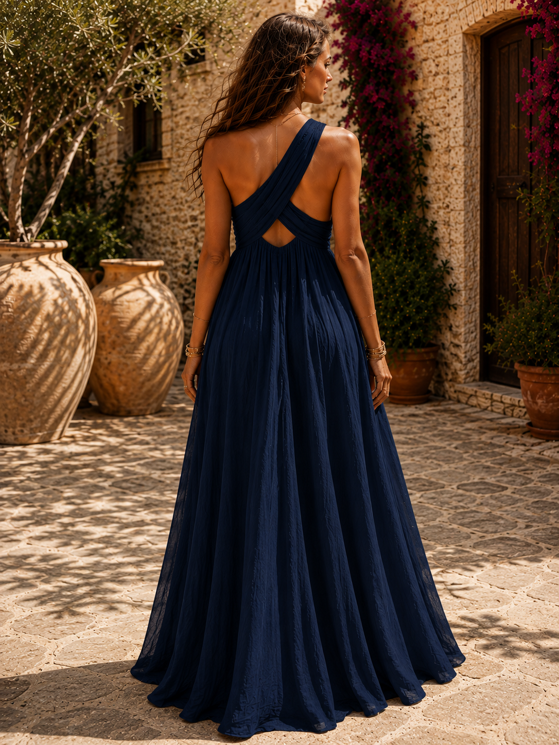 VERA – Vestido Maxi Cruzado