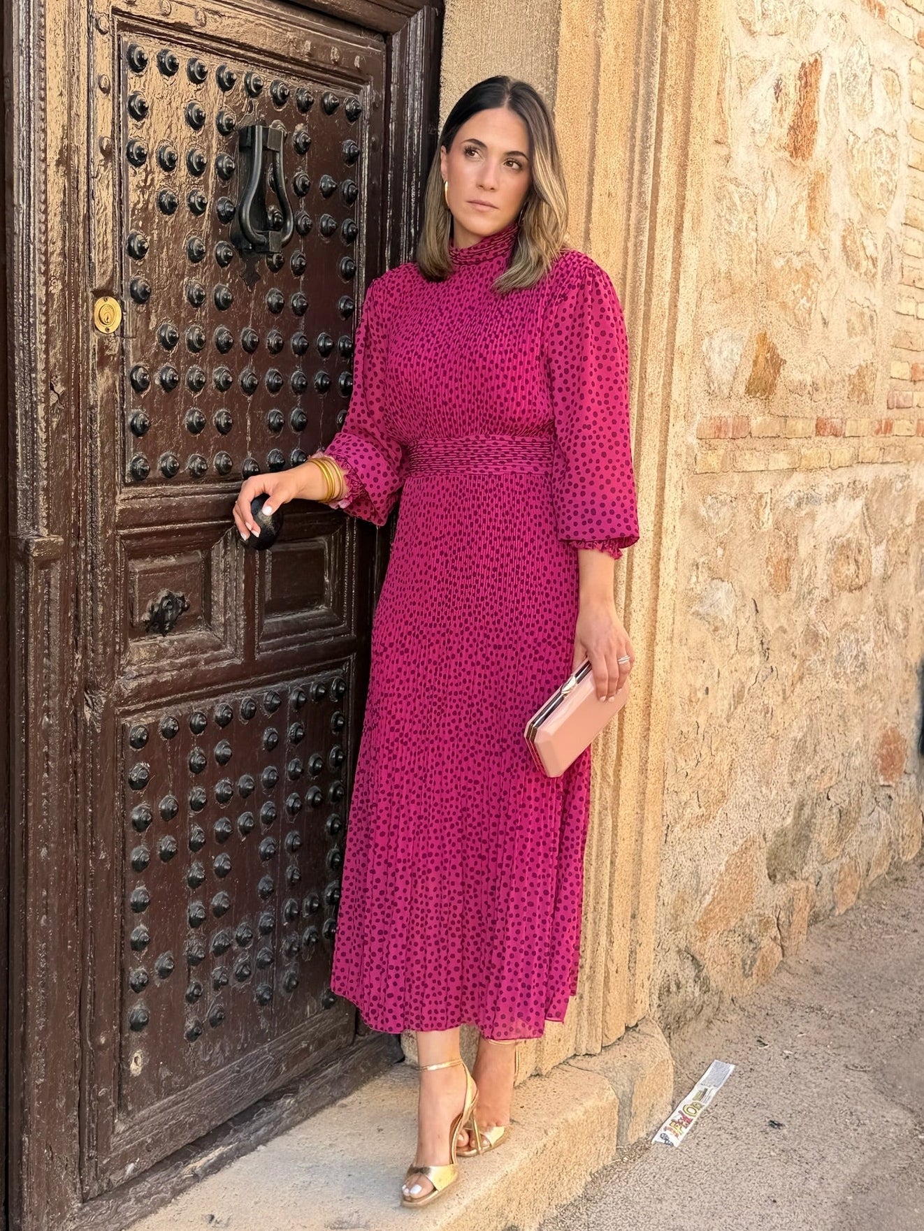 Vestido midi buganvilla  | Magnolia