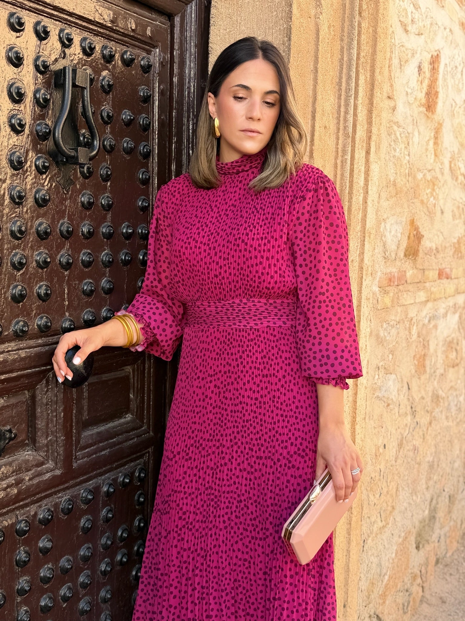 Vestido midi buganvilla  | Magnolia