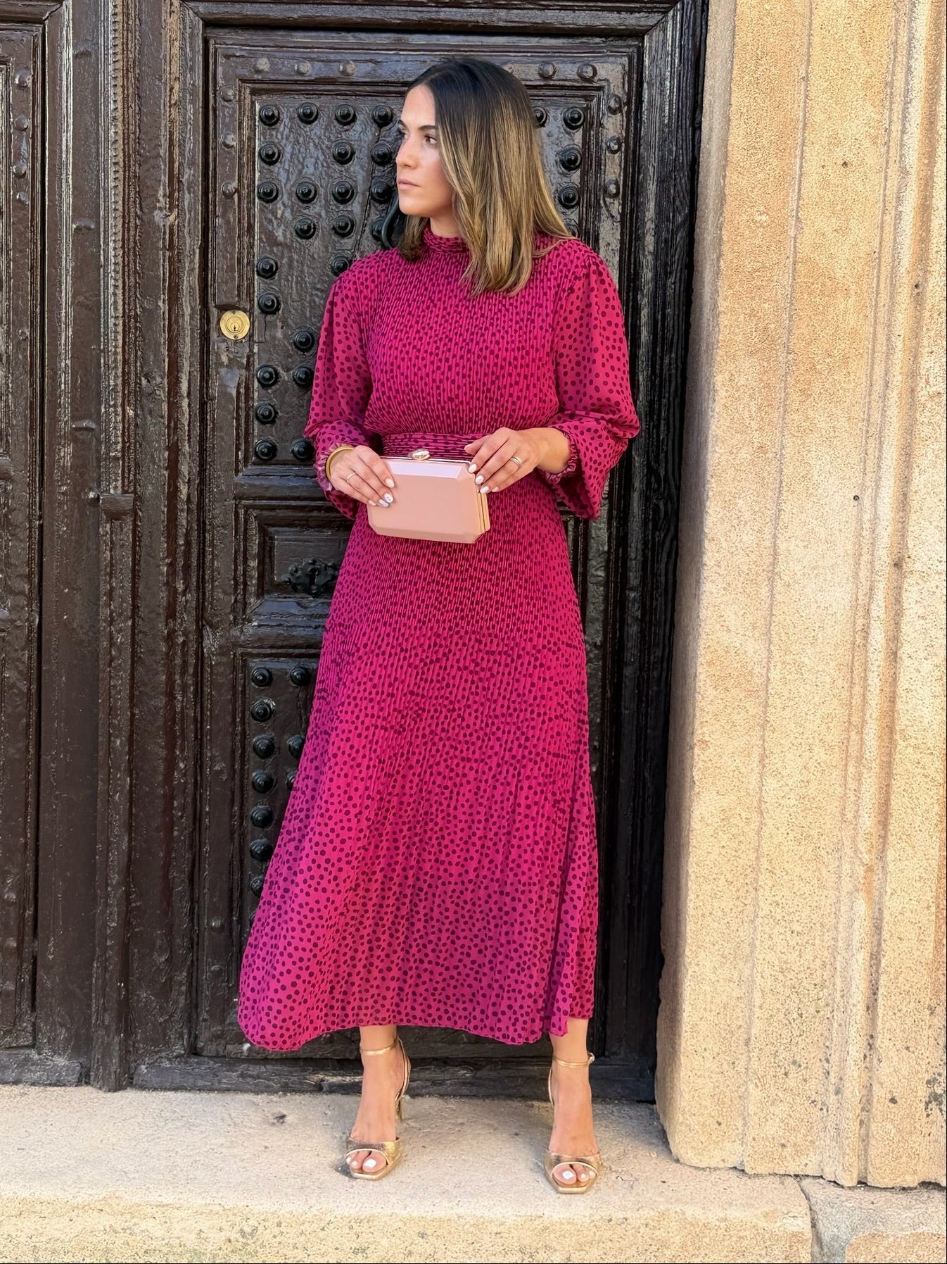 Vestido midi buganvilla  | Magnolia