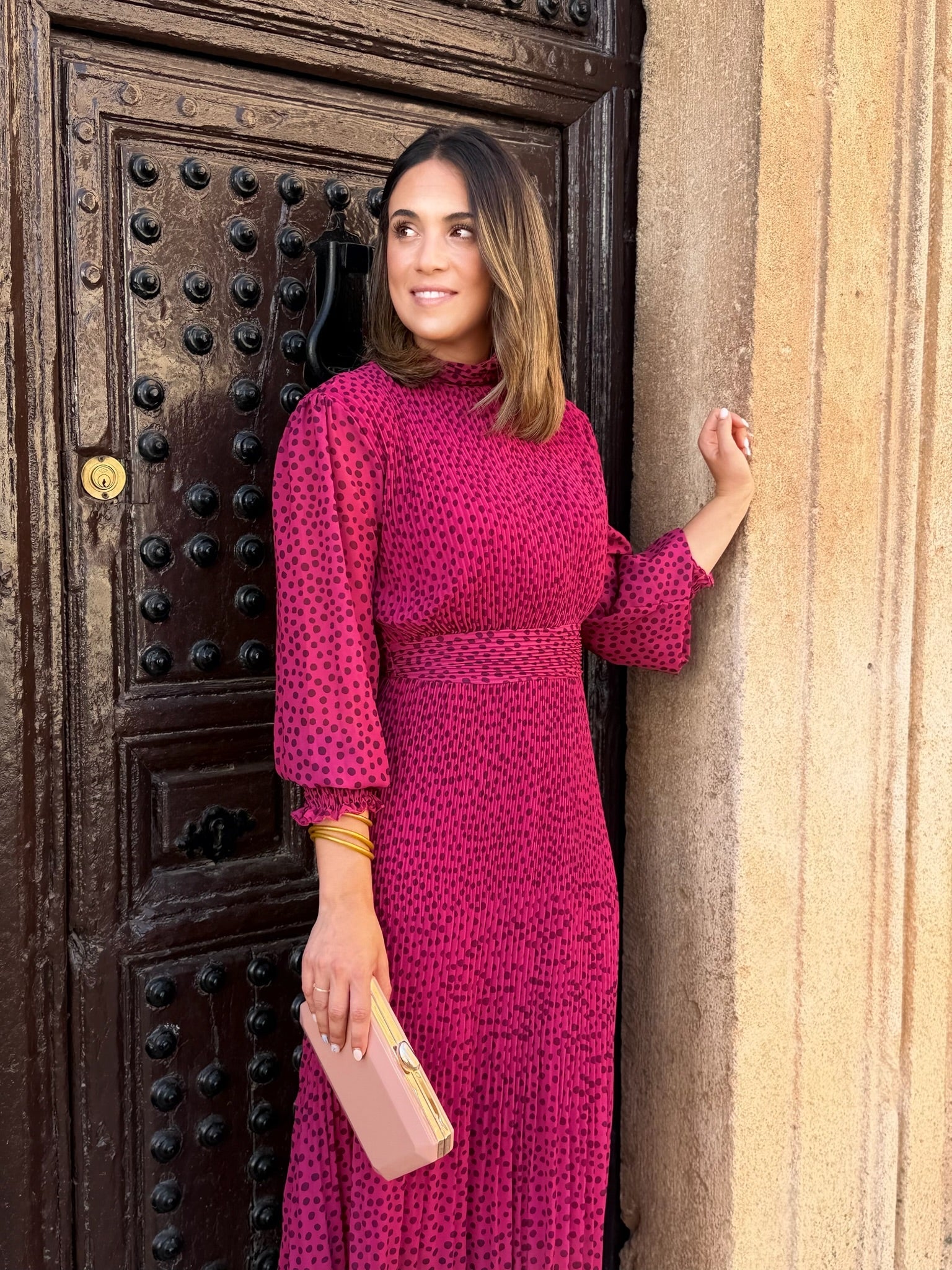 Vestido midi buganvilla  | Magnolia