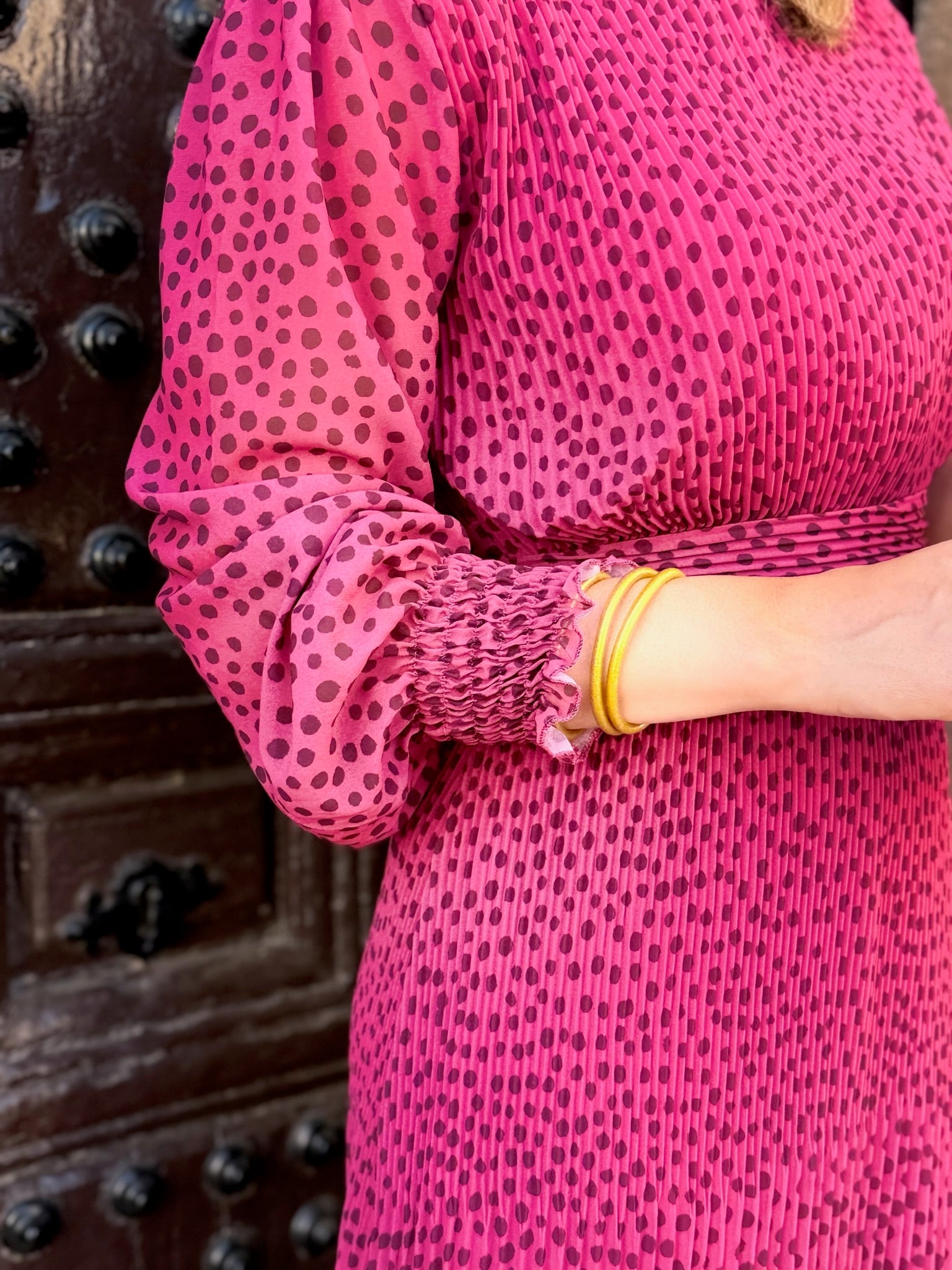 Vestido midi buganvilla  | Magnolia