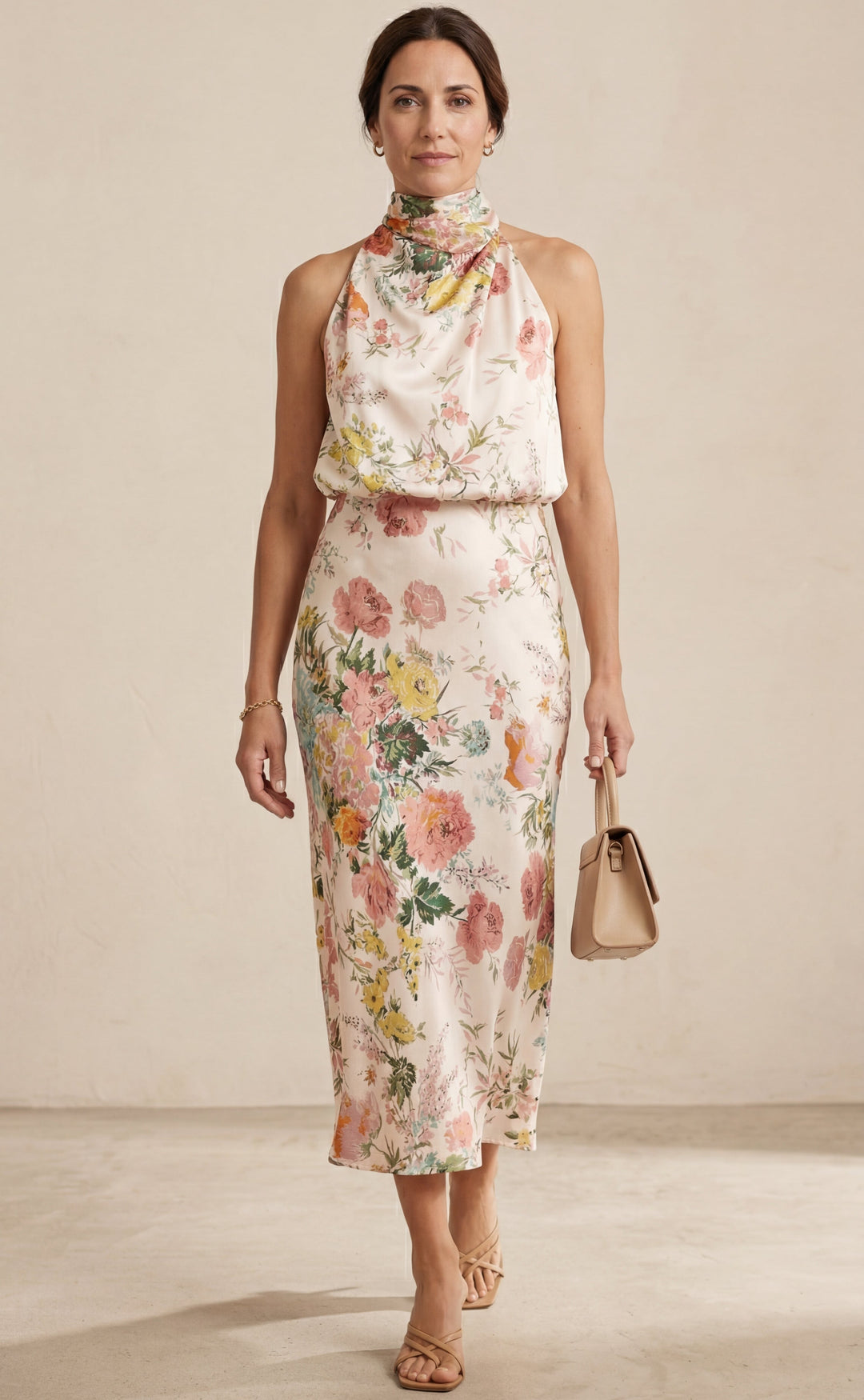 Lisa | Maxi Floral Halter