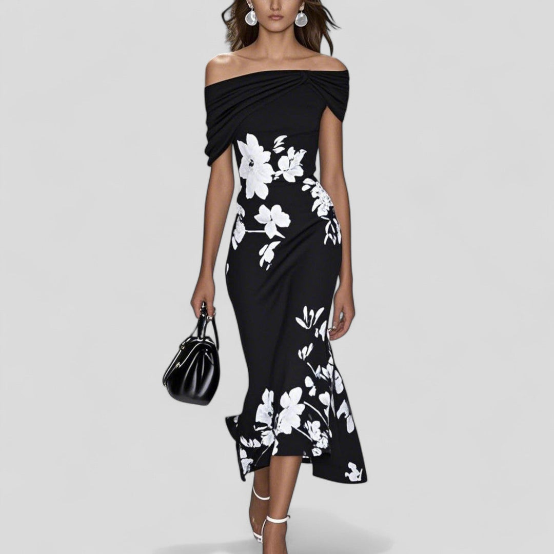 ISABRUNEL | Elegante vestido midi