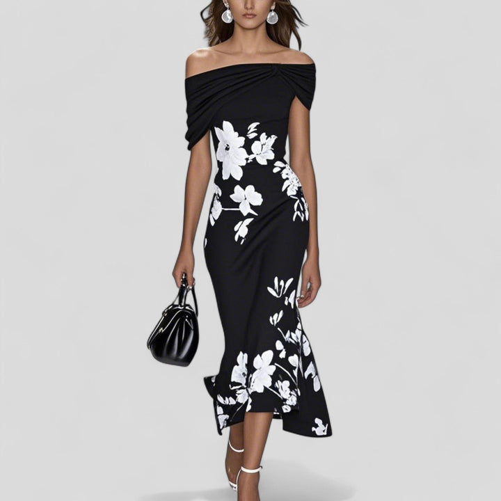 ISABRUNEL | Elegante vestido midi